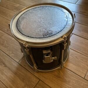 Vintage Tama Rockstar Drum 12” X 12” Piano Black, Made In Japan